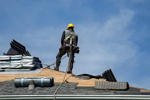 Professional Flat Roof Repair technician working in West Terre Haute, IN